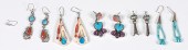 Navajo Earrings lot of 5. Incl