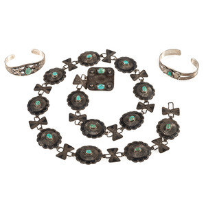 Navajo Fred Harvey Era Silver and