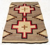 NAVAJO GANADO PATTERN RUG Nava