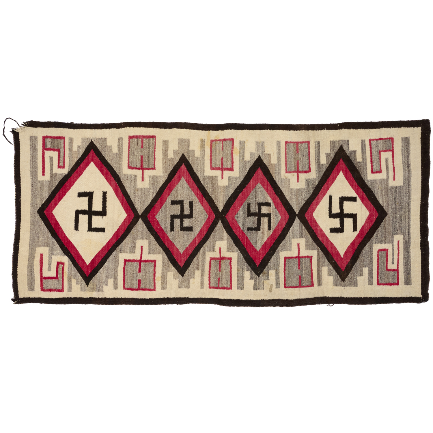 NAVAJO GANADO RUG c. 1920, American