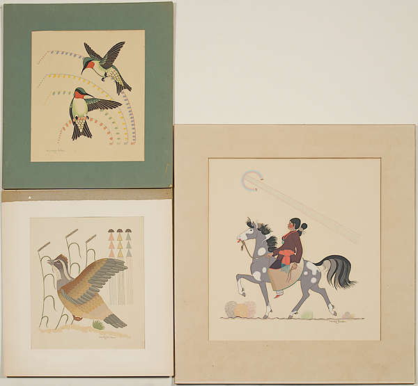 Navajo Gerald Nailor Silkscreens