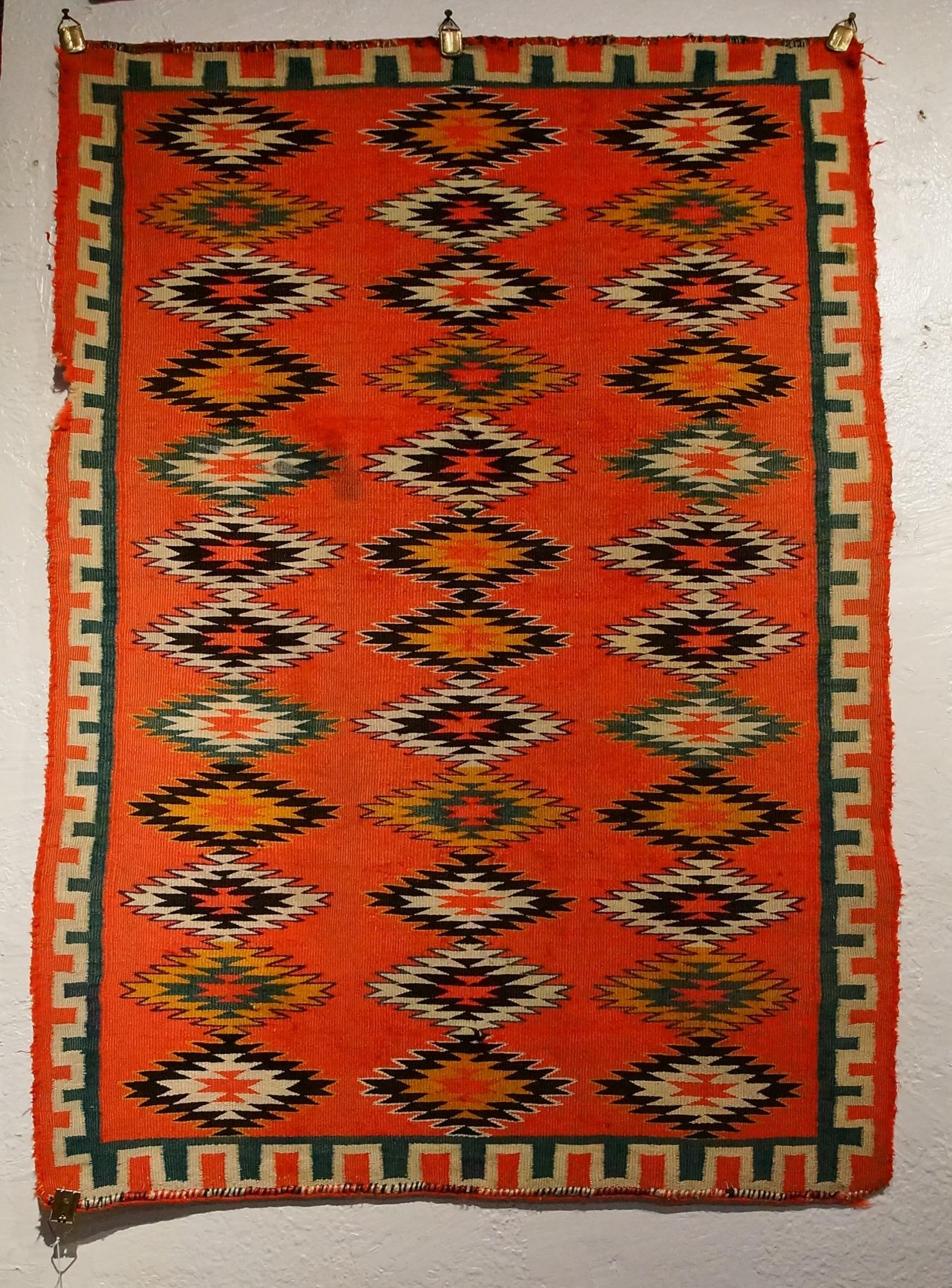 NAVAJO GERMANTOWN WEAVING - EYE