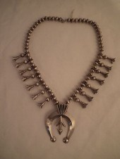 NAVAJO H&AC SILVER NECKLACEOld
