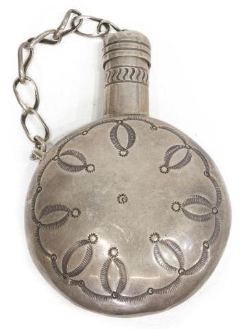 NAVAJO HAND WORKED SILVER TOBACCO