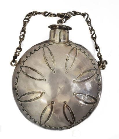 NAVAJO HAND-WORKED SILVER TOBACCO