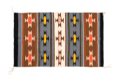 NAVAJO HAND WOVEN CHINLE RUG G