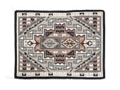 NAVAJO HAND WOVEN TWO GREY HIL