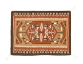 NAVAJO HAND WOVEN TWO GREY HIL