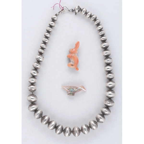 Navajo Hand-Wrought Silver Beads