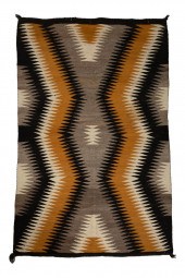 NAVAJO HANDWOVEN 2 GREY HILLS