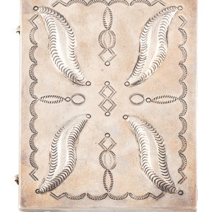 Navajo Heavily Stamped Silver