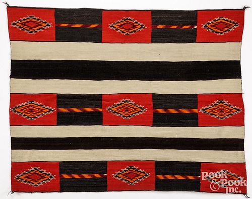 NAVAJO INDIAN CHIEF'S BLANKET,
