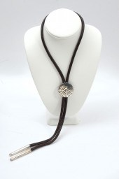 NAVAJO INDIAN STERLING BOLO TI