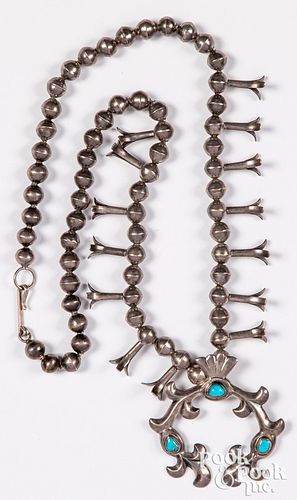 NAVAJO INDIAN STERLING SSQUASH