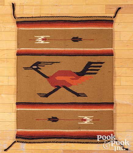 NAVAJO INDIAN STYLE SADDLE BLANKET,