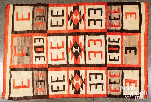 NAVAJO INDIAN TRANSITIONAL BLANKET,