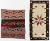 NAVAJO INDIAN WEAVINGS<br>Two