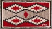 NAVAJO INDIAN WOVEN RUG TEXTIL