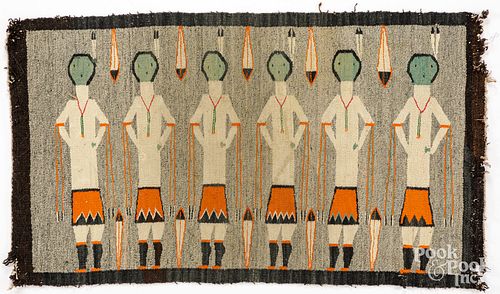 NAVAJO INDIAN WOVEN YEI YEI-BI-CHEI