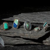 Navajo, Kewa, and Zuni Rings
s