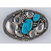 Navajo Morty Johnson Belt Buck