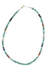 NAVAJO MULTISTONE BEADED TURQU