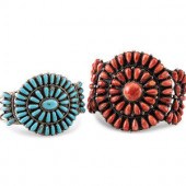Navajo or Zuni Silver and Clus