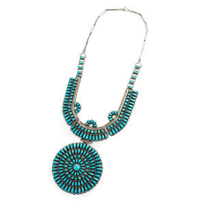 Navajo or Zuni Silver and Petit
