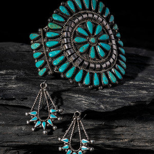 Navajo or Zuni Sterling Silver
