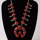 NAVAJO RED CORAL SQUASH BLOSSO
