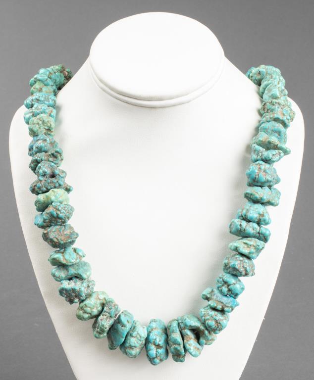 NAVAJO ROUGH TURQUOISE GRADUATED
