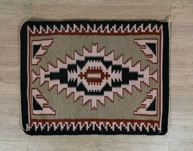 NAVAJO RUGBlack, red brown, Good