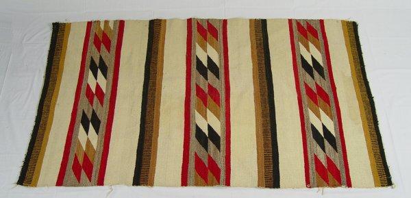 NAVAJO SADDLE BLANKET: Circa