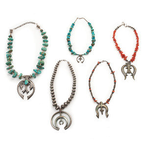 Navajo Sandcast Silver Najas,