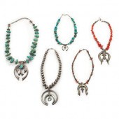 Navajo Sandcast Silver Najas,