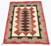 NAVAJO SCATTER RUG, 60" X 42"N