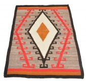 NAVAJO SCATTER RUG, 66" X 47"N