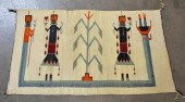 NAVAJO SHIPROCK YEI RUG, 3'2"
