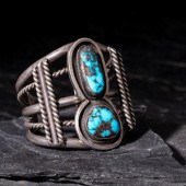 Navajo Silver and Bisbee Turqu