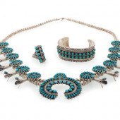 Navajo Silver and Petit Point