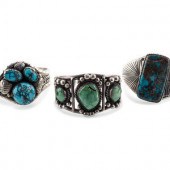 Navajo Silver and Turquoise Cu