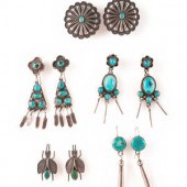 Navajo Silver and Turquoise Ho