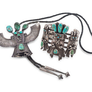 Navajo Silver and Turquoise Katsina