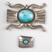 Navajo Silver Belt Buckle and