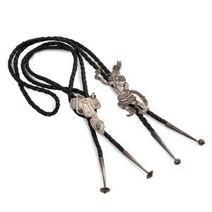 Navajo Silver Bolo Ties third