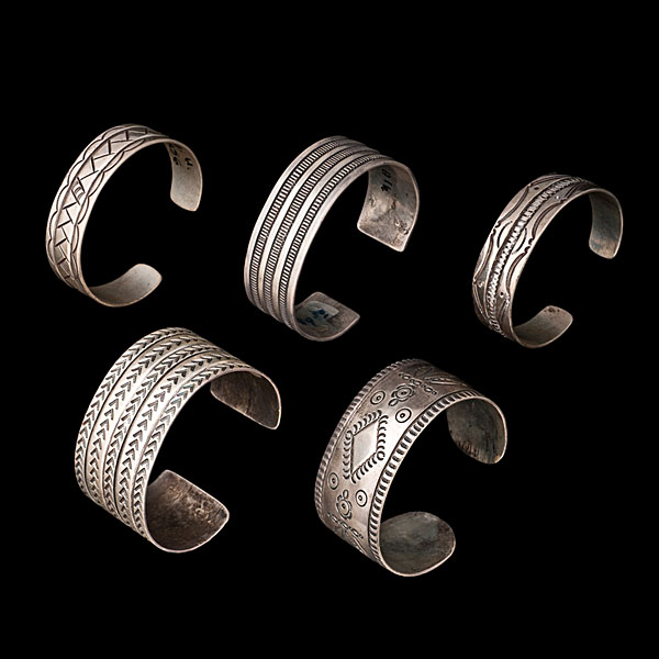 Navajo Silver Bracelets Collected