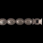Navajo Silver Concha Belt Coll