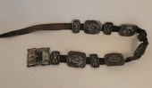 NAVAJO SILVER CONCHA BELTThird