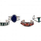 Navajo Silver Cuff Bracelet, w