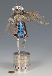 NAVAJO SILVER KACHINA, LEVI HO